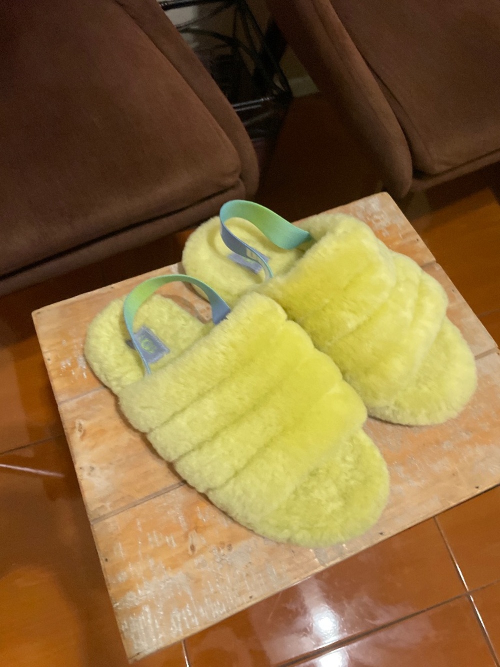 UGG fluffy slippers